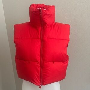 Red Puffer Vest